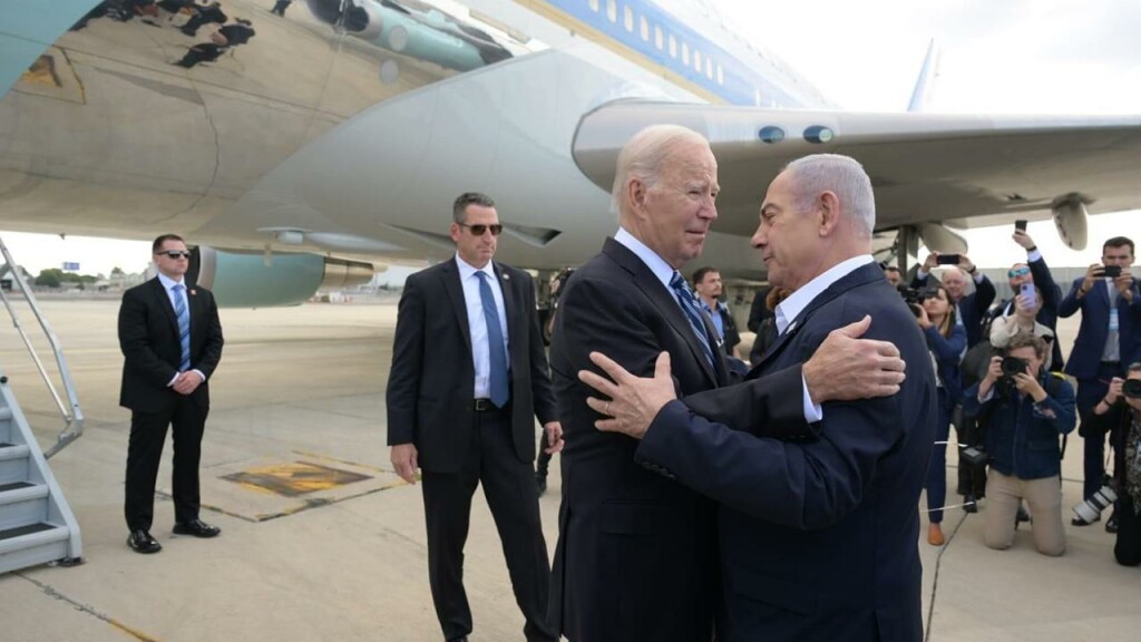 ABD Başkanı Joe Biden İsrail’e ulaştı