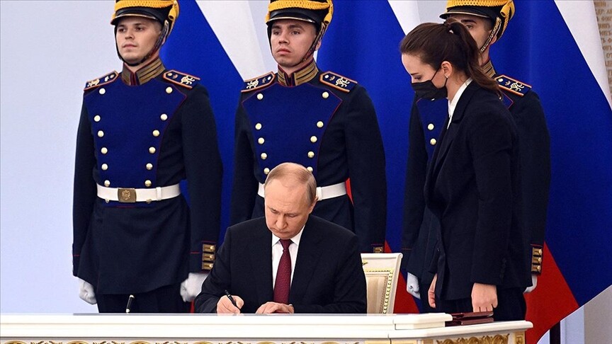 Putin, Ukrayna'nın 4 Bölgesinin İlhak Edilmesine İlişkin Yasaları İmzaladı